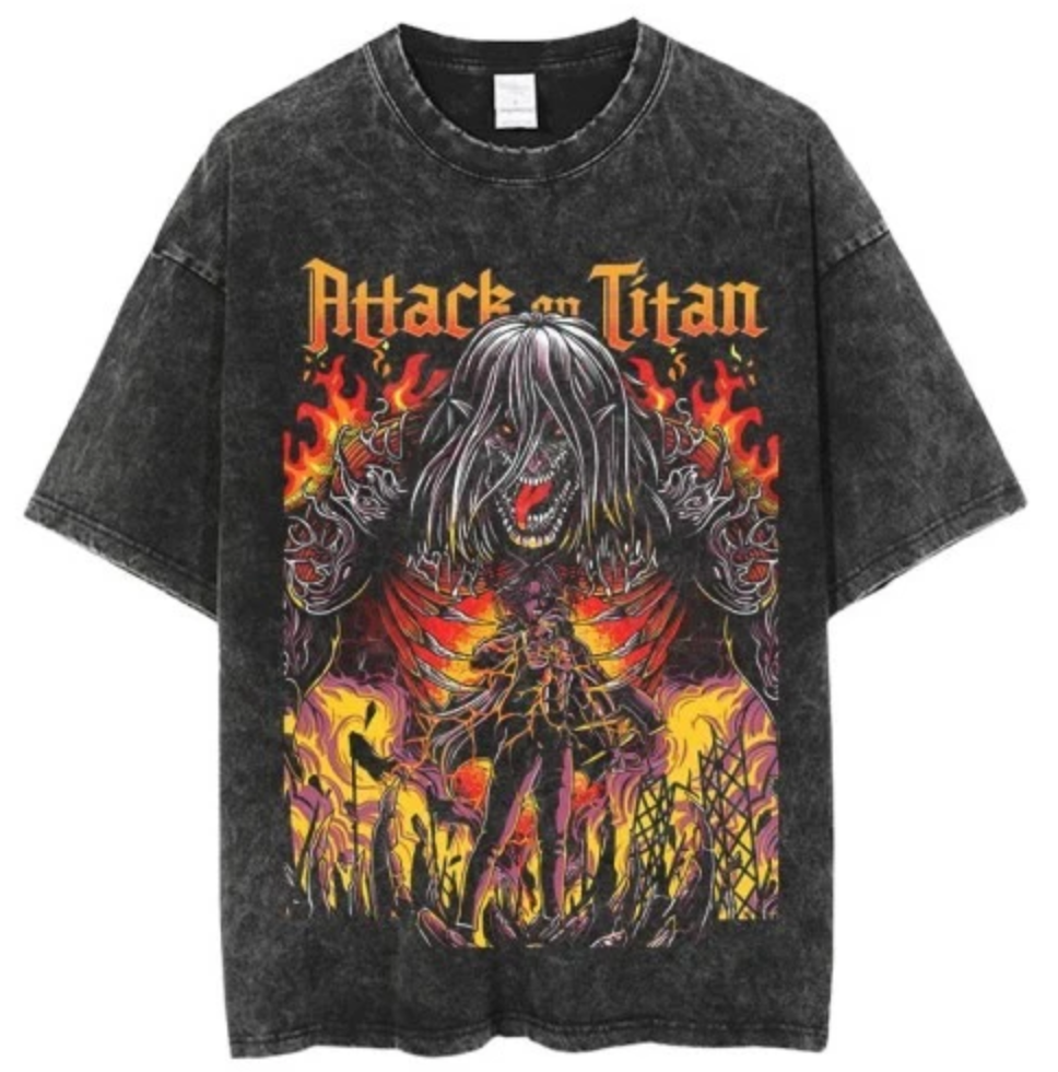 Attack On Titan Vintage Oversize T-shirt